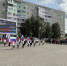 Над городской площадью Мегиона подняли Государственный флаг РФ с участием активистов ЛДПР - ЛДПР